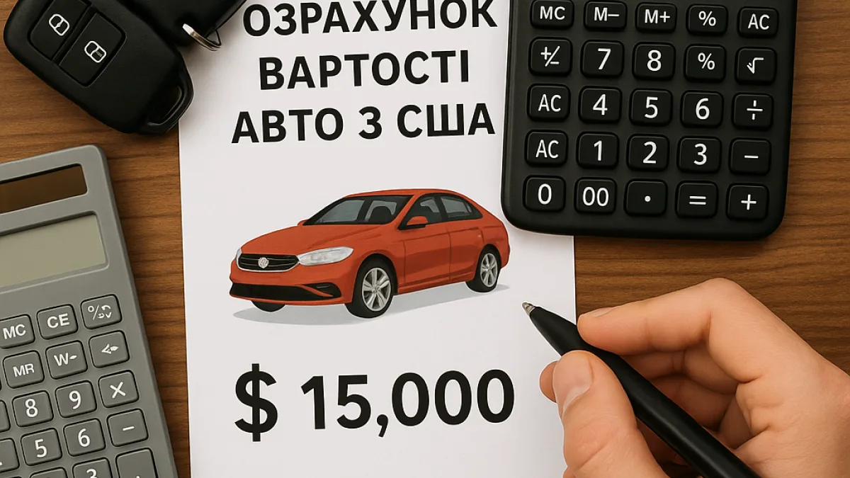 Розрахунок вартості авто з США: що врахувати