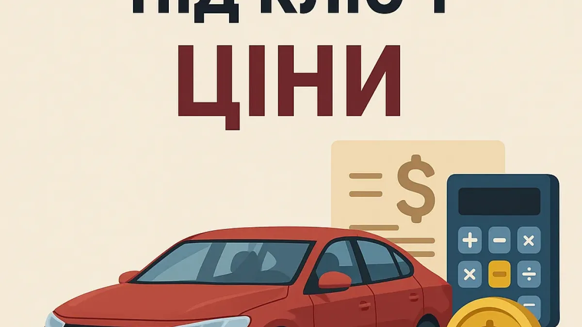 Авто з США під ключ: ціни, умови, що входить у договір