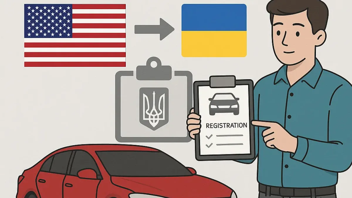 Постановка на облік авто з США: інструкція і ціни
